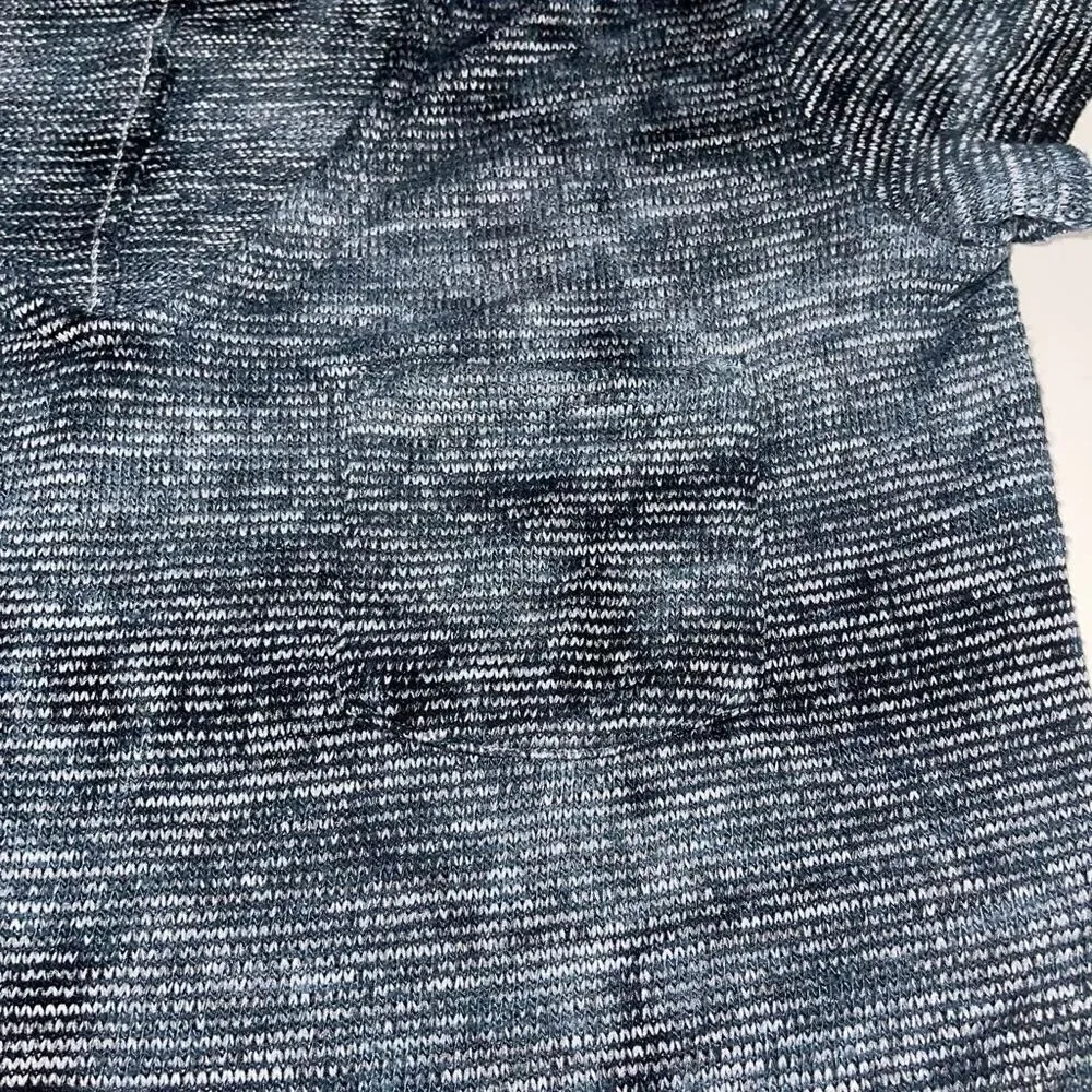 Me‎ to We Navy/Grey Marbled Knit Crop Top - Size Medium - Picture 3 of 8